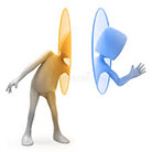 Cartoon characters with a blue and yellow object

Description automatically generated with medium confidence